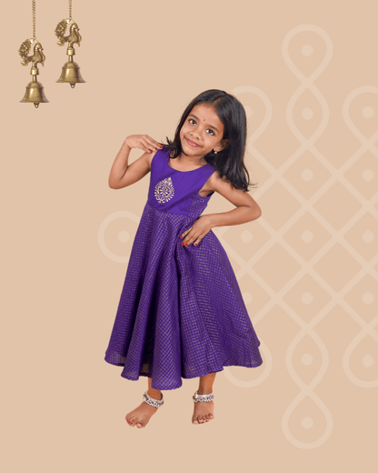 Royal Amethyst Midi Dress