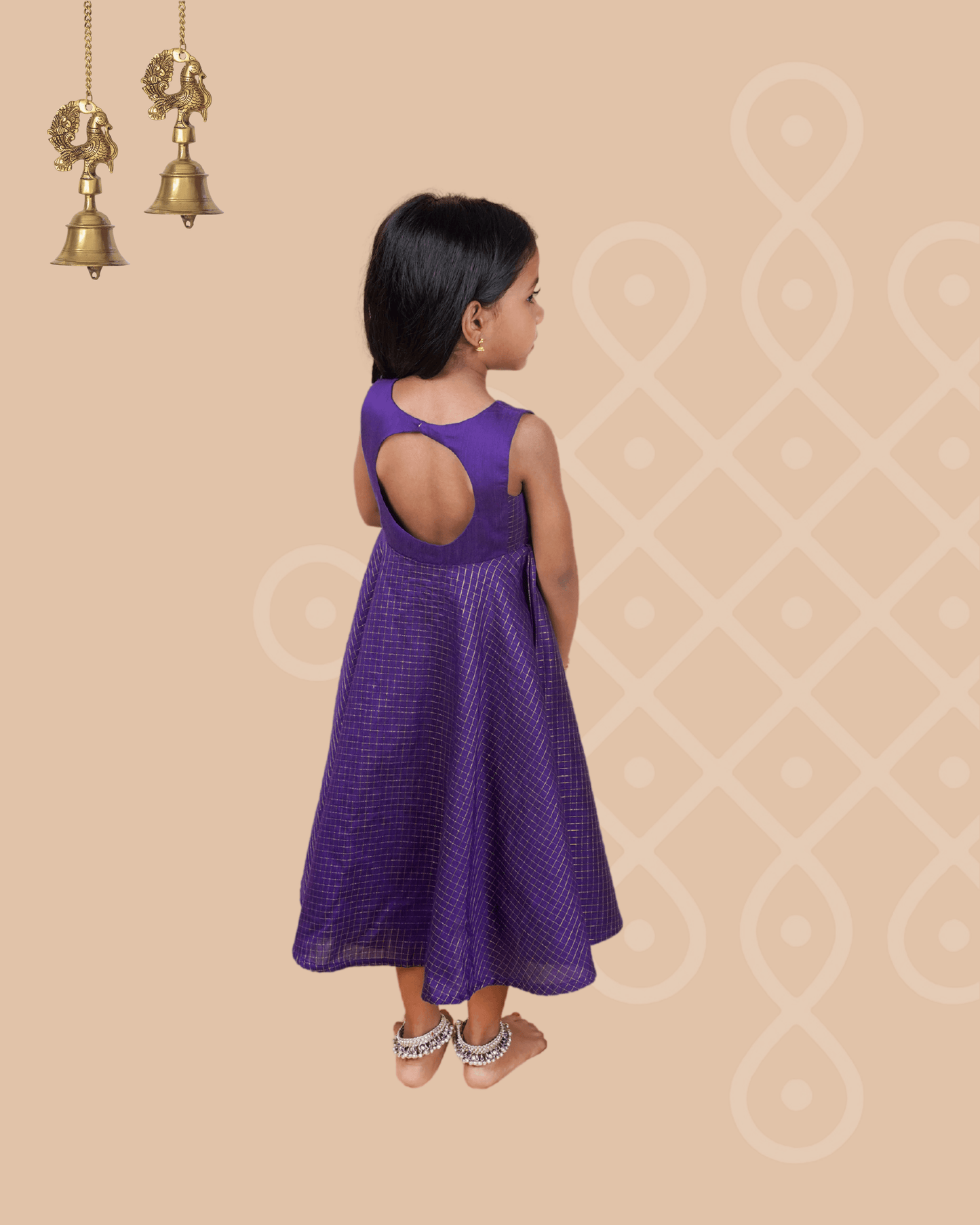 Royal Amethyst Midi Dress