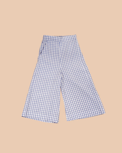 Powder Blue Check Co-ord Set