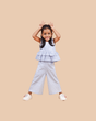 Powder Blue Check Co-ord Set